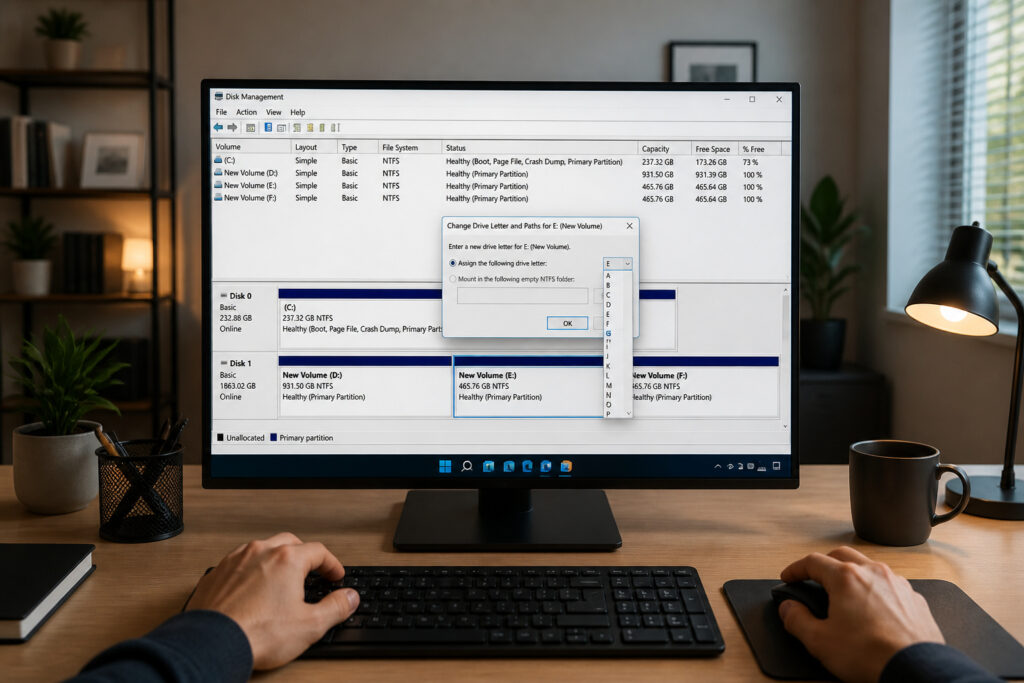 Gestion de disque organisation numerique